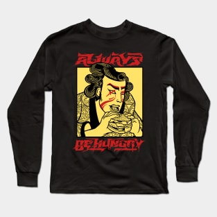 Samurai's Burger Fusion Long Sleeve T-Shirt